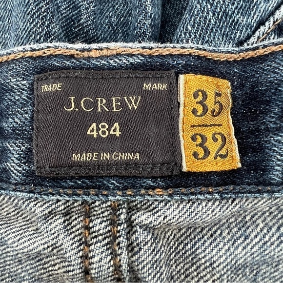 J Crew Slim Fit Straight Leg Rough Hem Jeans Size 35 x 32 Men's - Picture 2 of 5